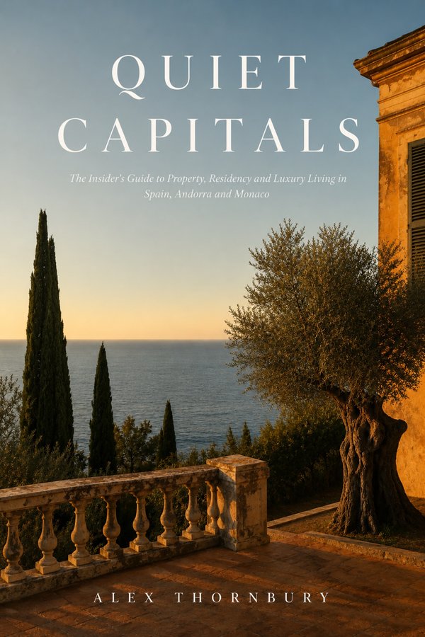 Cover of Quiet Capitals: The Insider's Guide to Property, Residency and Luxury Living in Spain, Andorra and Monaco, by Alex Thornbury